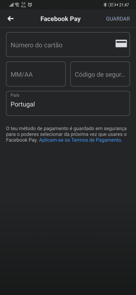 Facebook Pay pagamentos rede social PayPal