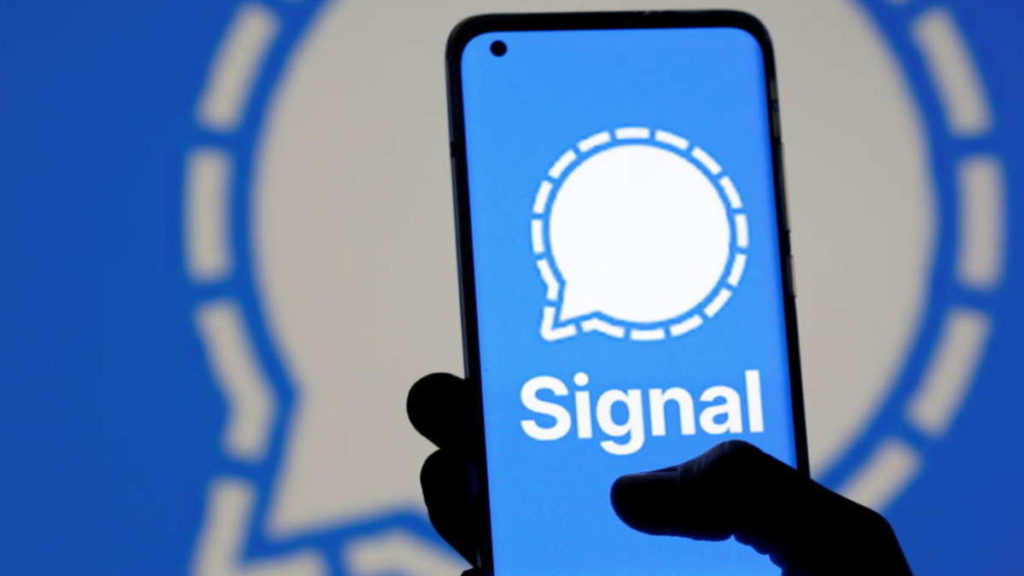 Signal SMS mensagens app segurança