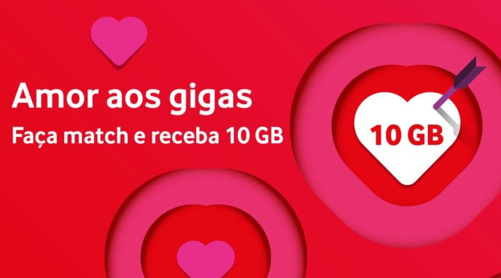 Vodafone: 10GB grátis a quem fizer “Match” no Dia dos Namorados 
