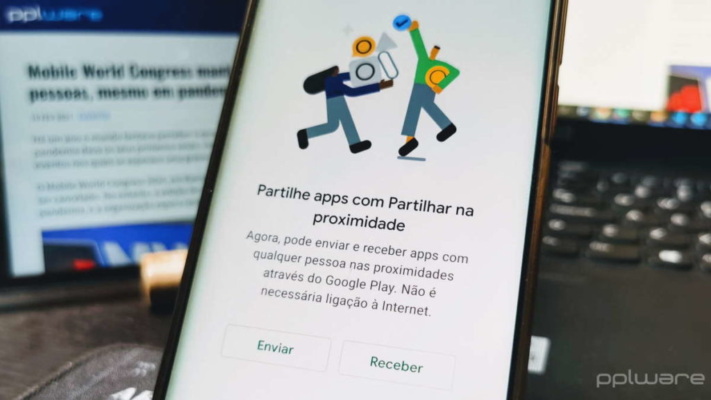 Dica: Use o Nearby Share do Android para partilhar apps entre smartphones