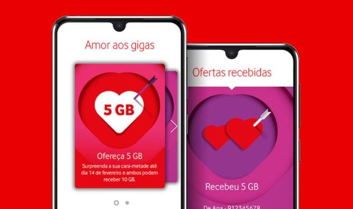 Vodafone: 10GB grátis a quem fizer “Match” no Dia dos Namorados 