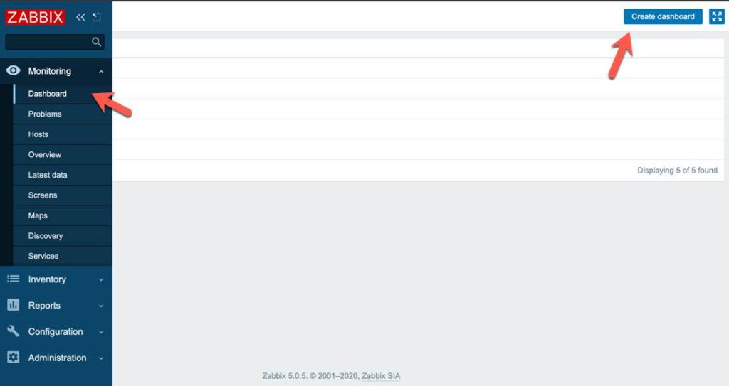 Zabbix Como criar facilmente uma dashboard à medida?