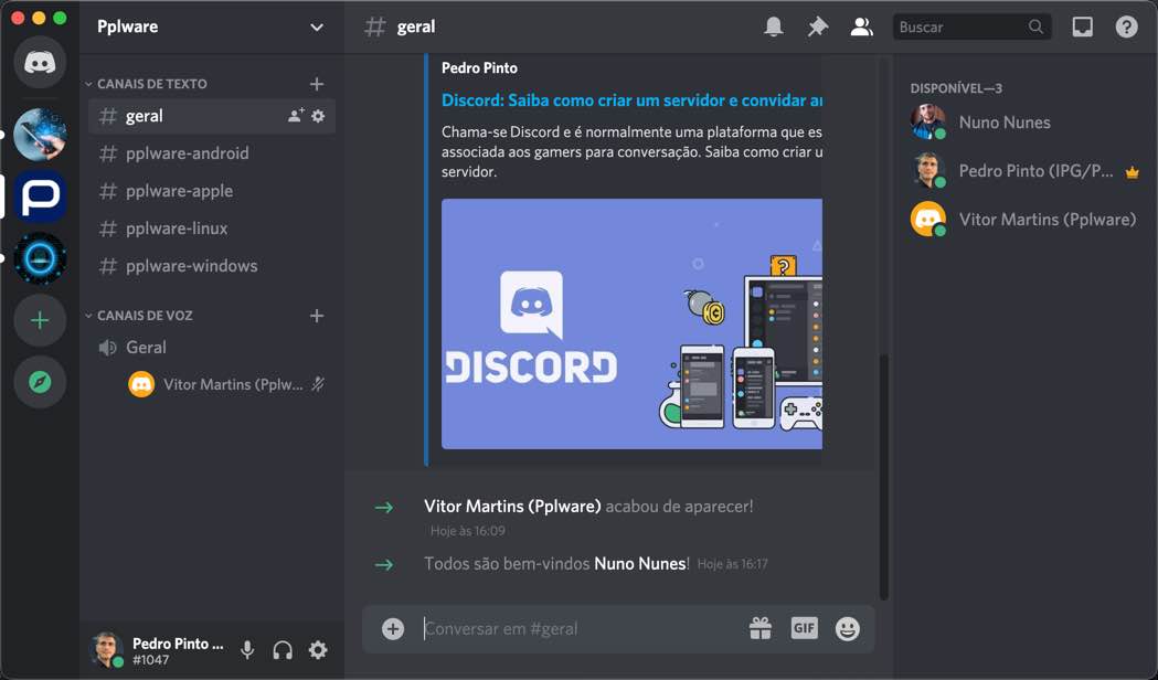 FAQ Análises do Servidor – Discord