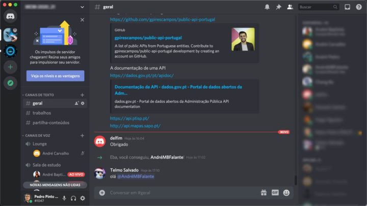 screen sharing discord vs telegram