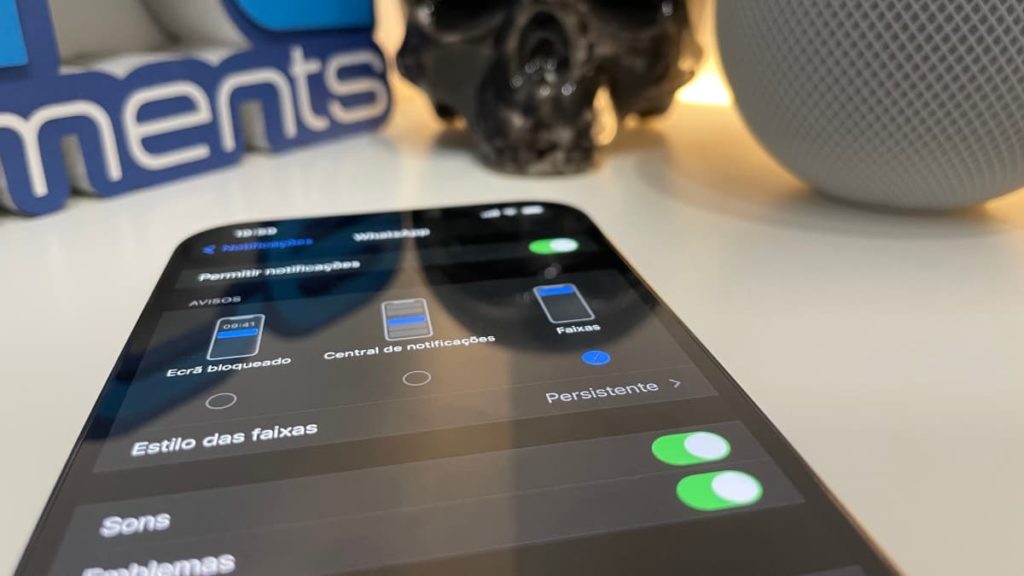 Como parar as notificações repetidas no seu iPhone