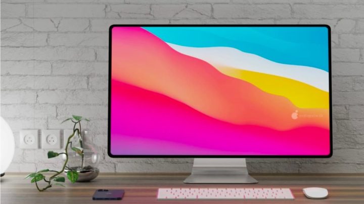 Imagem iMac 2021 com Apple Silicon