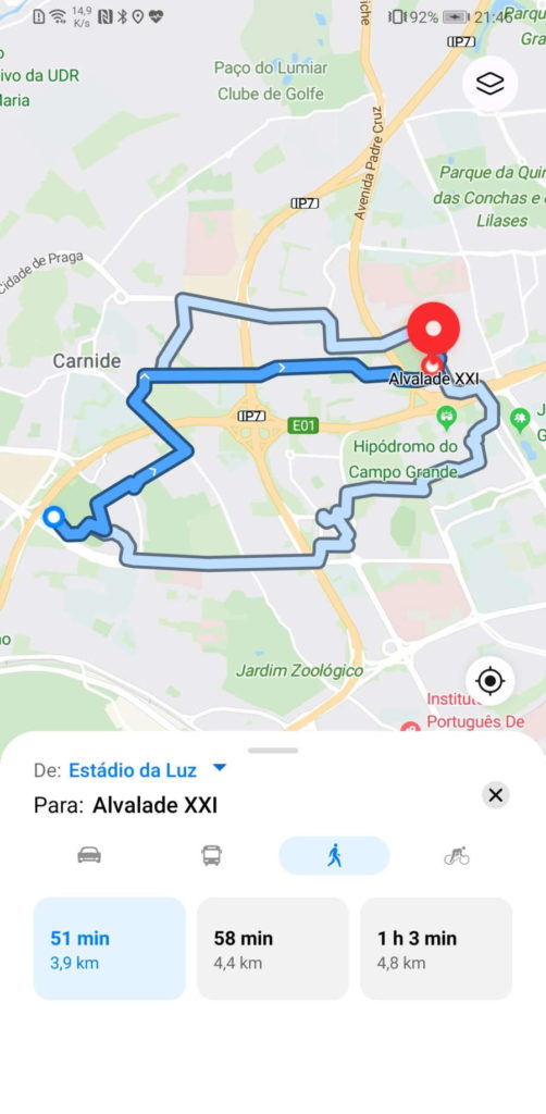 Petal Maps Huawei direções transportes públicos bicicleta