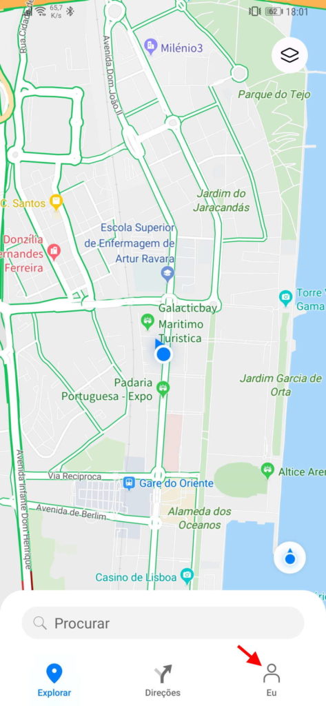 Petal Maps português Huawei navegar serviço