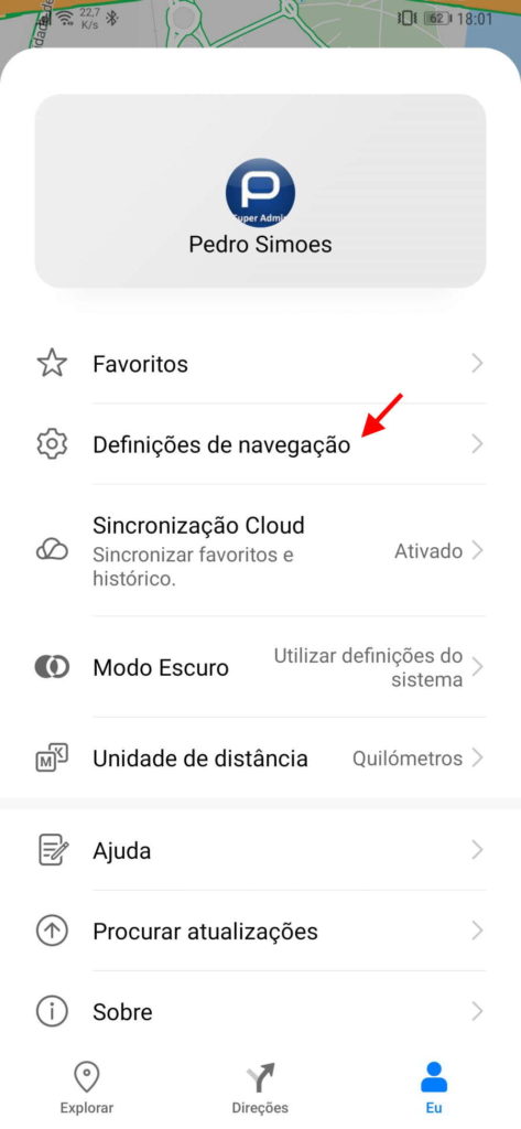 Petal Maps português Huawei navegar serviço