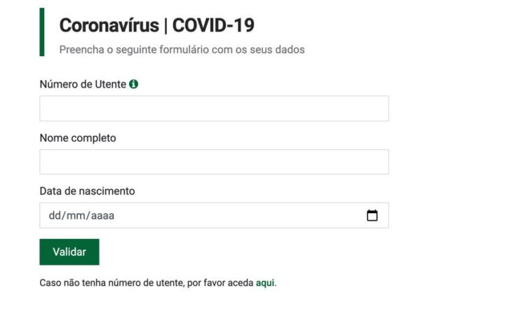 COVID-19: Simulador de vacinação para quem tem mais de 50 anos já disponível