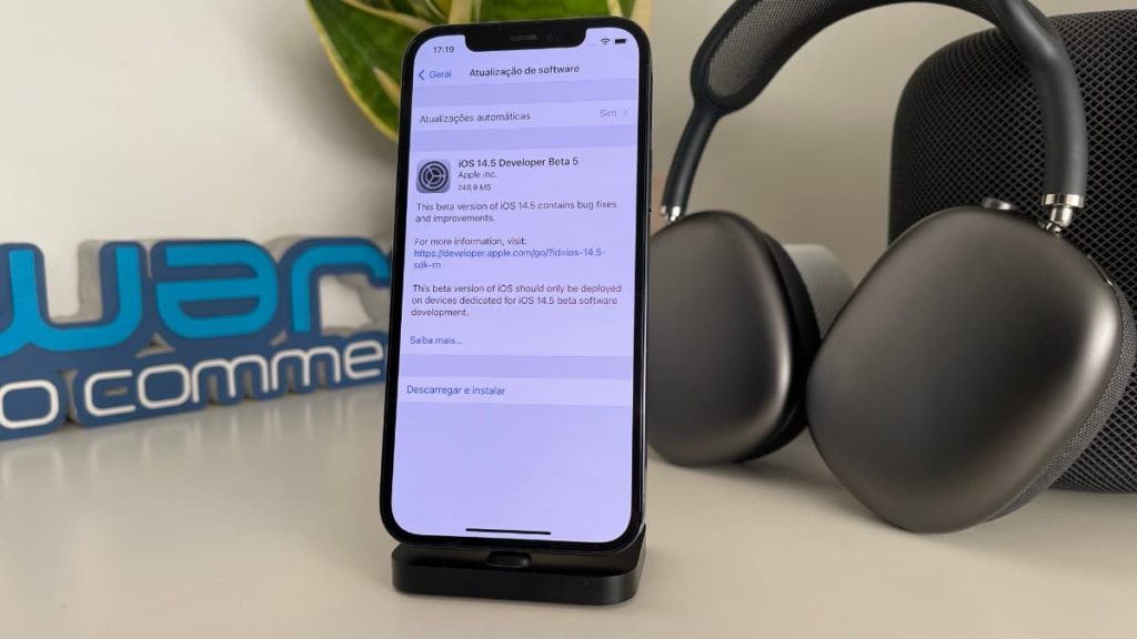 iOS 14.5 beta 5 já disponível para programadores e traz novidades