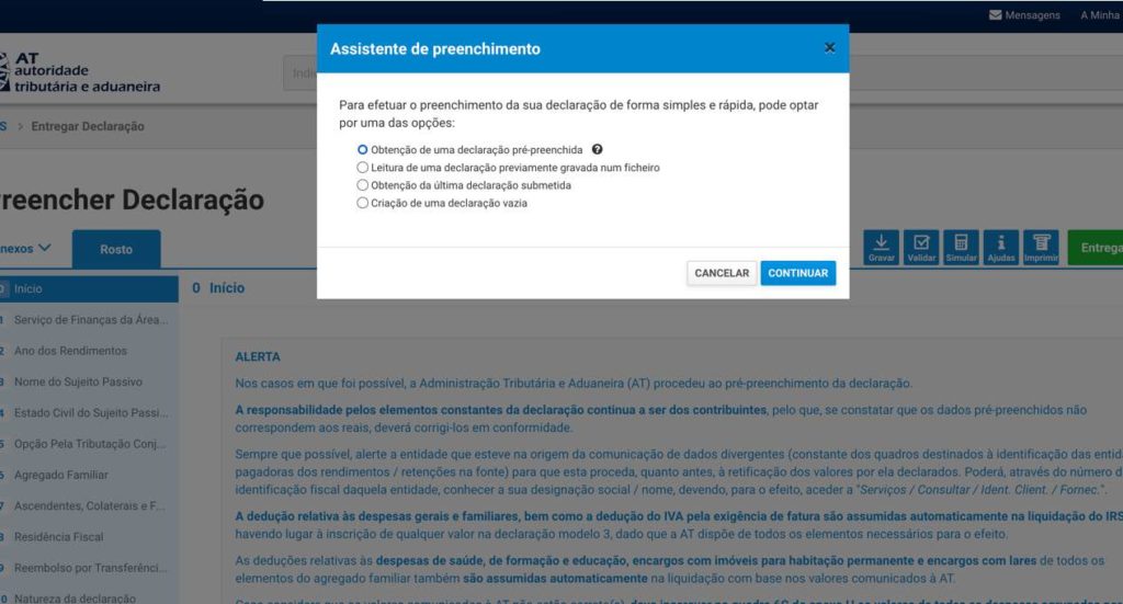 Já pode submeter a sua declaração de IRS no Portal das Finanças