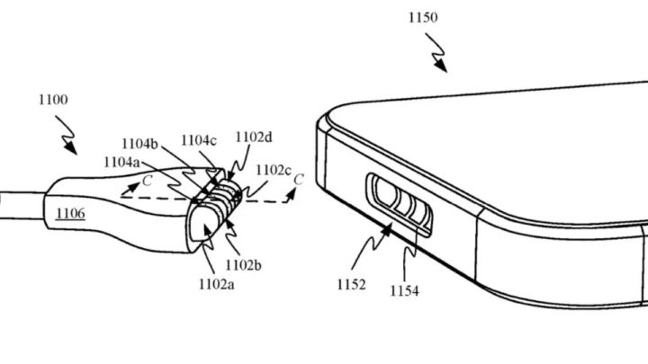 Imagem patente Apple novo MagSafe para iPhone