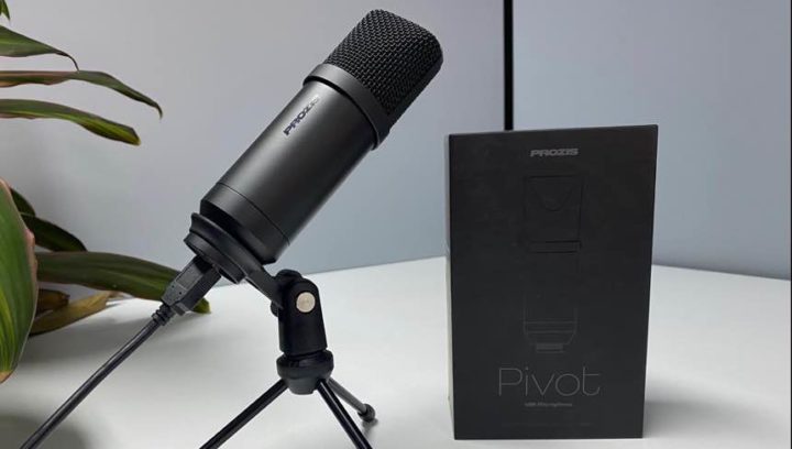 Pivot: O microfone USB cheio de estilo e com tripé incluído