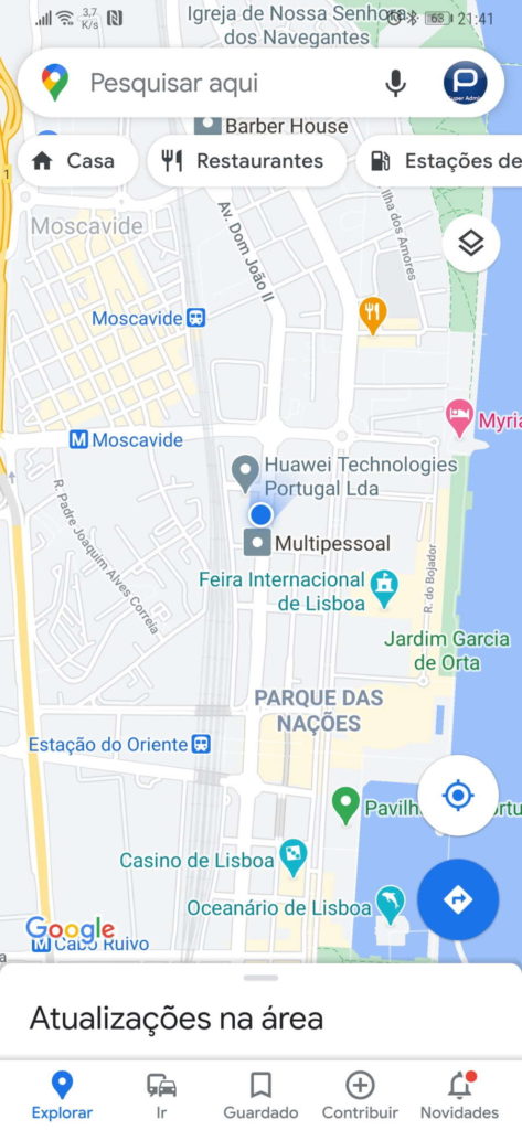 Google Maps dark mode Android novidade