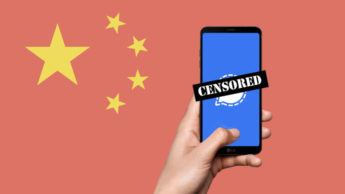 Signal bloqueado na China