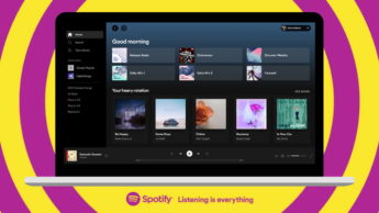 Spotify streaming Internet interface