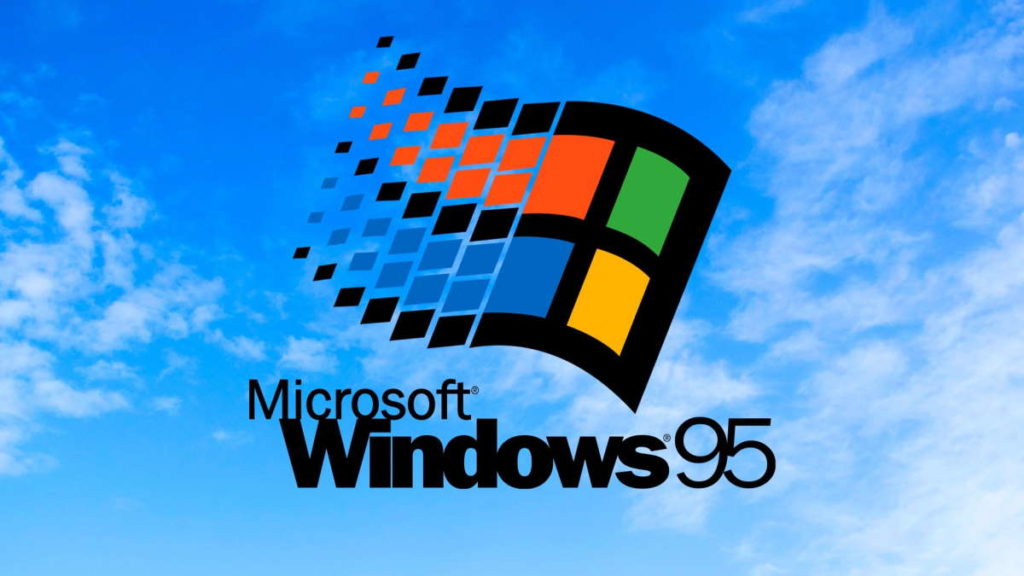 Windows 95 separadores Microsoft explorador sistema