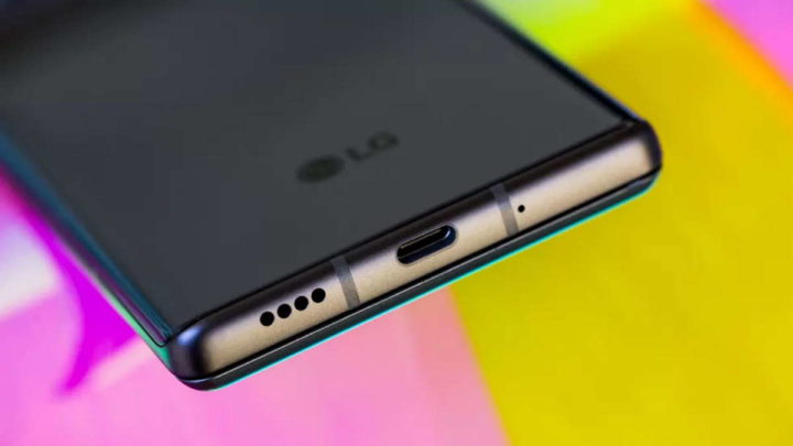 LG smartphones telefones divisão fechar