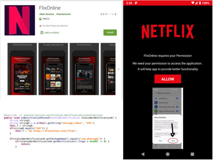 FlixOnline : O malware disfarçado de Netflix que ataca no Whatsapp