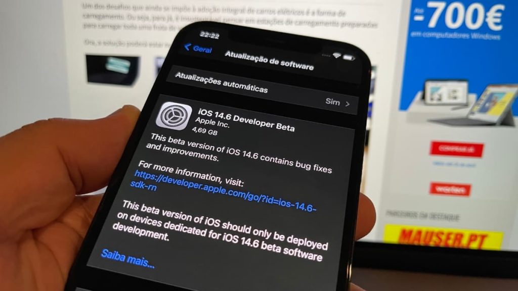Apple lança primeiras betas do iOS 14.6, watchOS 7.5, iPadOS 14.6 e tvOS 14.6