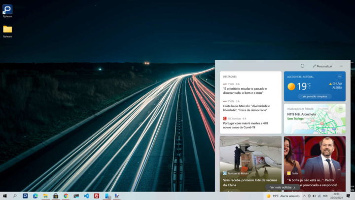 Windows 10 Microsoft novidade barra tarefas