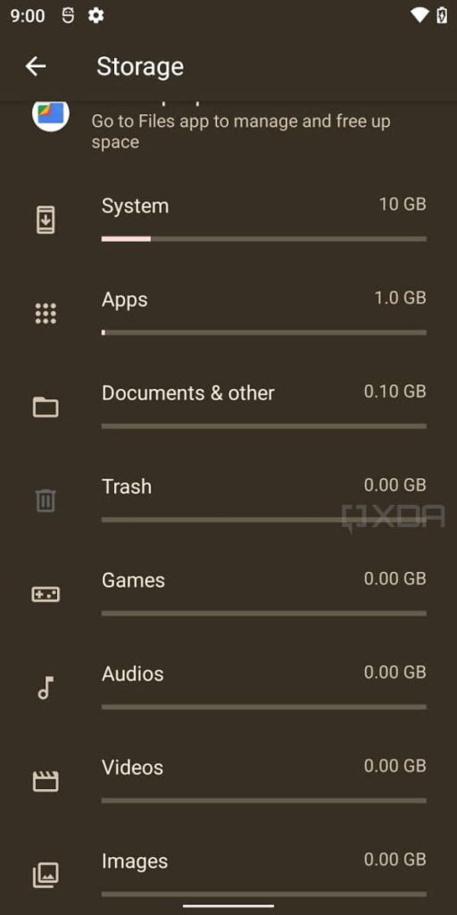 Android ficheiros apagar Google lixo