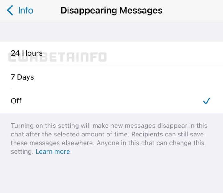 WhatsApp novidade mensagens desaparecem utilizadores