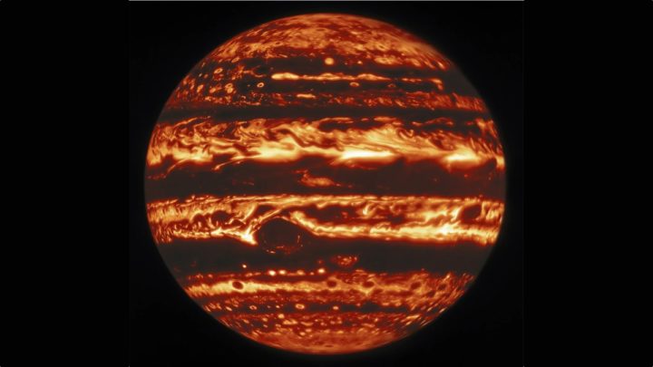 Imagem de Júpiter captada pelo telescópio Hubble da NASA