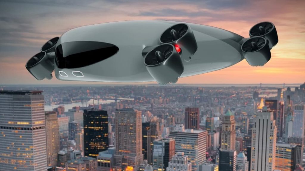 Kelekona: Conceito de nave eVTOL para táxi voador que transporta 40 pessoas