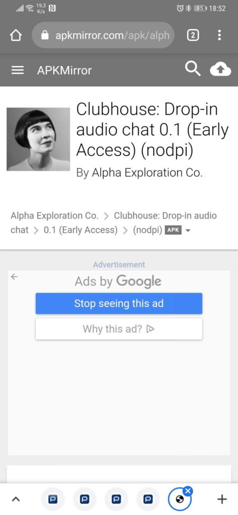 Clubhouse Android APK app instalação