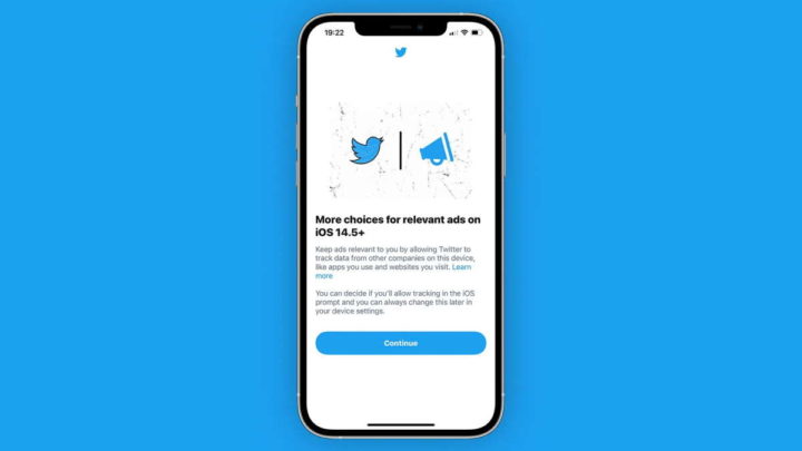 Aplicación de Twitter para iOS Apple dados