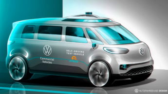Táxi elétrico com sistema de condução autónoma da Volkswagen