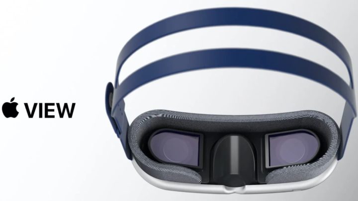 Ilustração dos óculos de Realidade Aumentada da Apple