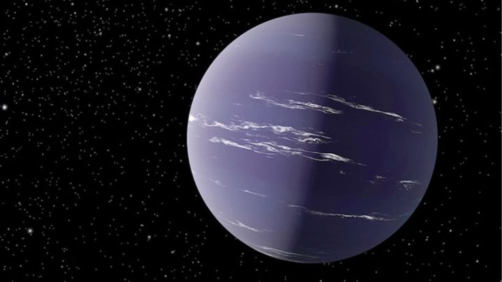 Ilustração da NASA do exoplaneta TOI-1231 b