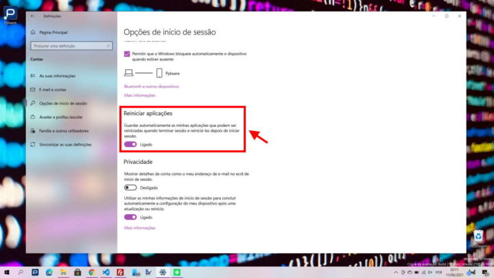 Windows 10 Microsoft arranque apps