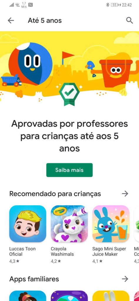Apps Android Play Store jogos Google
