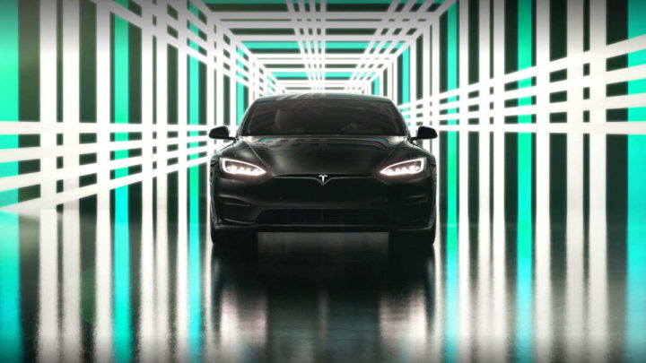 Elon Musk Tesla Model S Plaid carro potência