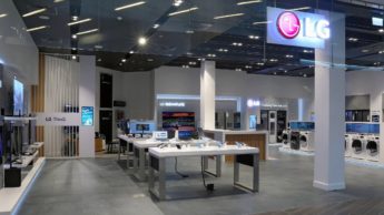 Imagem loja LG na Coreia do Sul que vai vender iPhone
