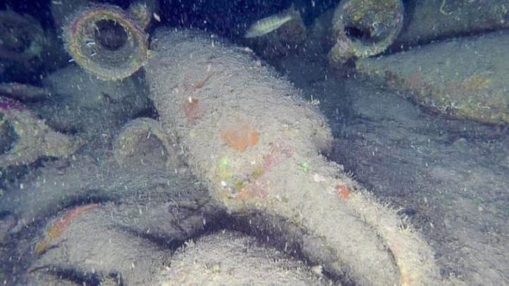 Robô encontrou naufrágio com 2200 anos no Mediterrâneo