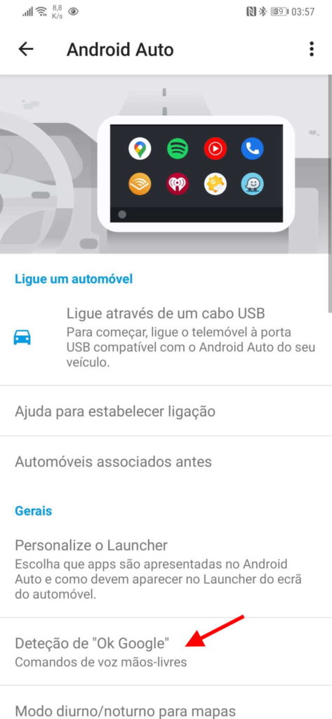 Ok Google Android Auto smartphone
