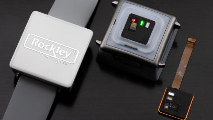 Imagem dispositivo de monitorização de açúcar no sangue da Rockley Photonics que poderá fazer parte do Apple Watch