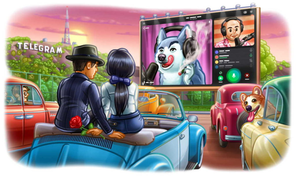 Telegram com novidades nas videochamadas e muito mais para descobrir
