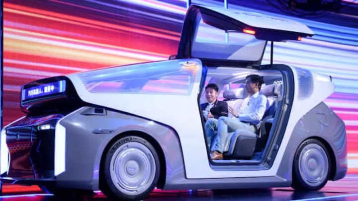 Robô-carro elétrico da Baidu