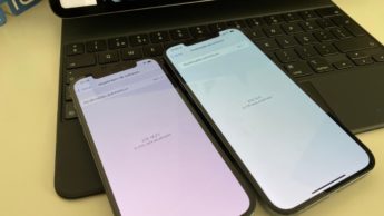 Imagem iphone 12 Pro e 12 Pro Max com iOS 14.7 e iOS 15 da Apple. Será quem vem aí o iOS 14.8?
