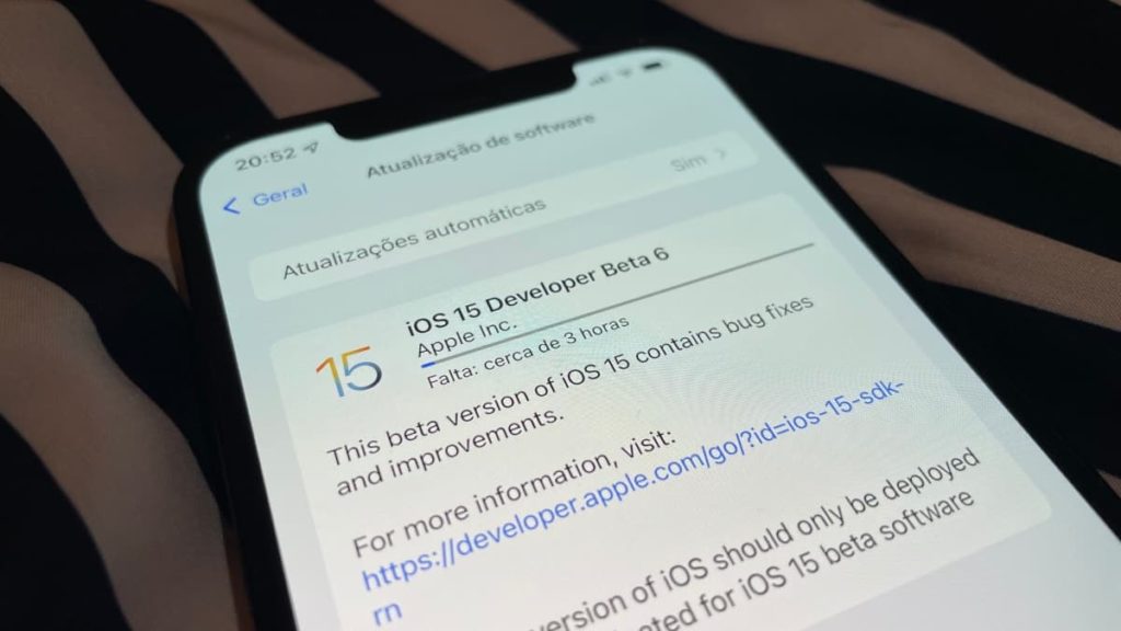 iOS 15 beta 6 e iPadOS 15 beta 6 já disponíveis para programadores