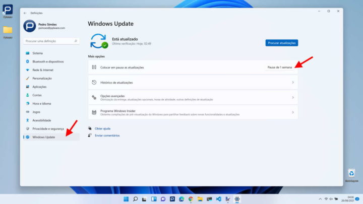 Windows 11 atualizações pausa Microsoft problemas