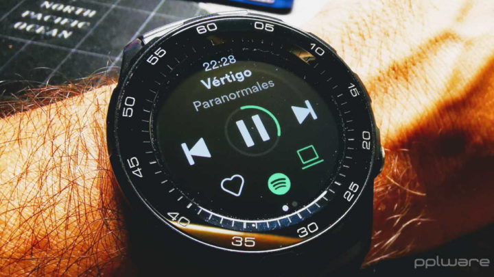 Spotify Wear OS smartwatch relógio música