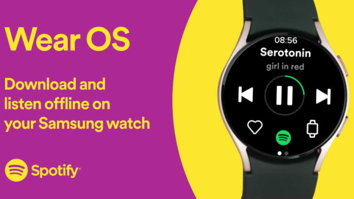 Spotify Wear OS smartwatch relógio música