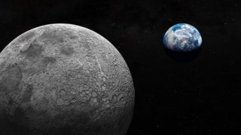 Imagem da Lua que abranda a rotação da Terra mas aumenta o dia que produz mais oxigénio